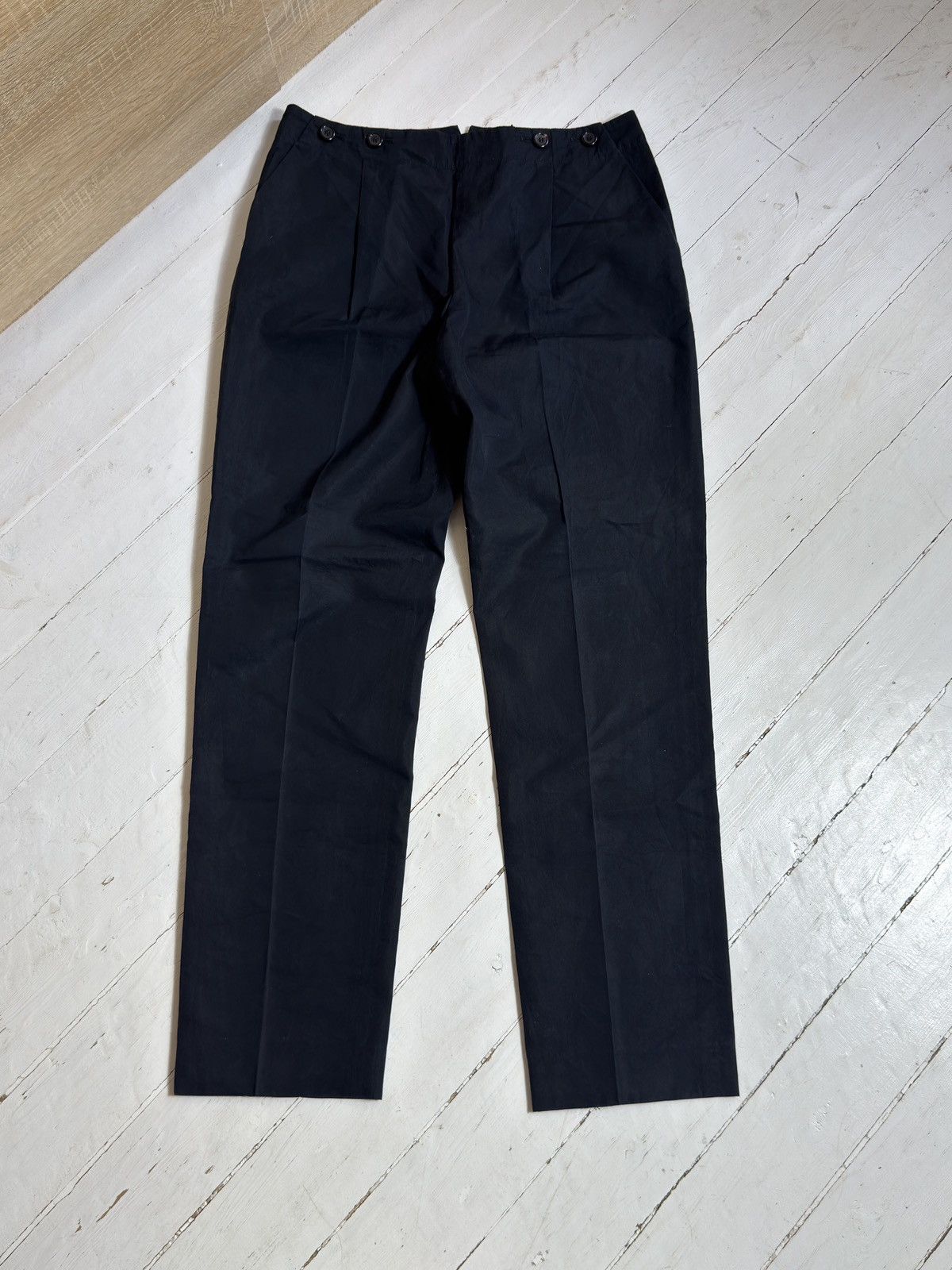 Yves Saint Laurent VINTAGE YVES SAINT LAURENT RIVE GAUSHE CLASSIC PANTS Size 28" / US 6 / IT 42 - 4 Thumbnail
