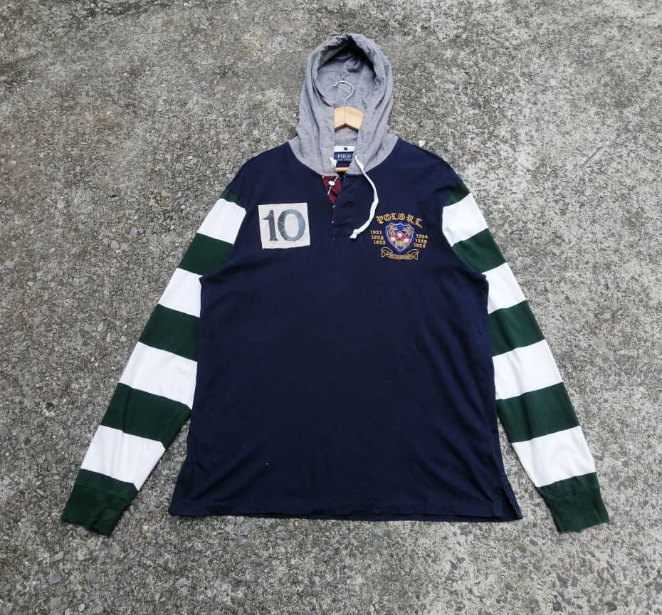 Polo Ralph Lauren Polo Ralph Lauren Nice Design Button Hoodie Size US L / EU 52-54 / 3 - 1 Thumbnail