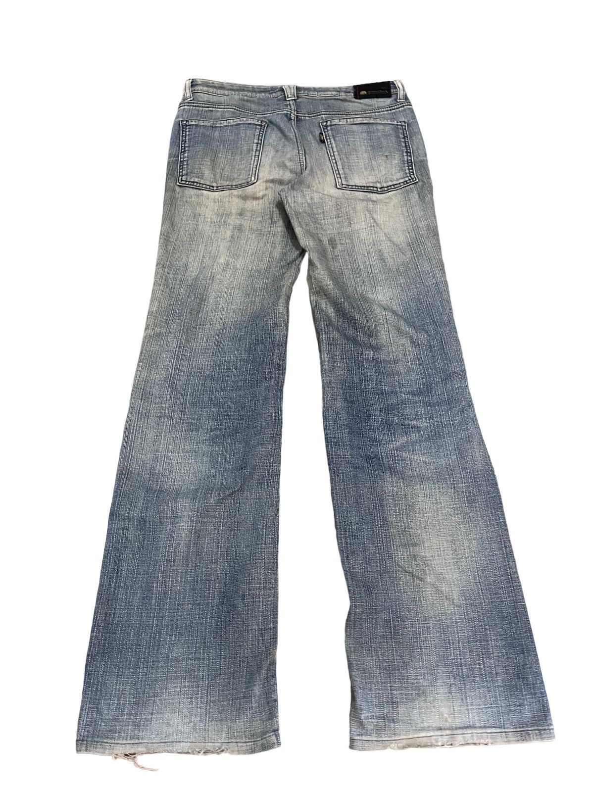 14th Addiction Vintage Denim Craft Flare Mudwash Ripped Distressed Denim Size US 31 - 8 Thumbnail