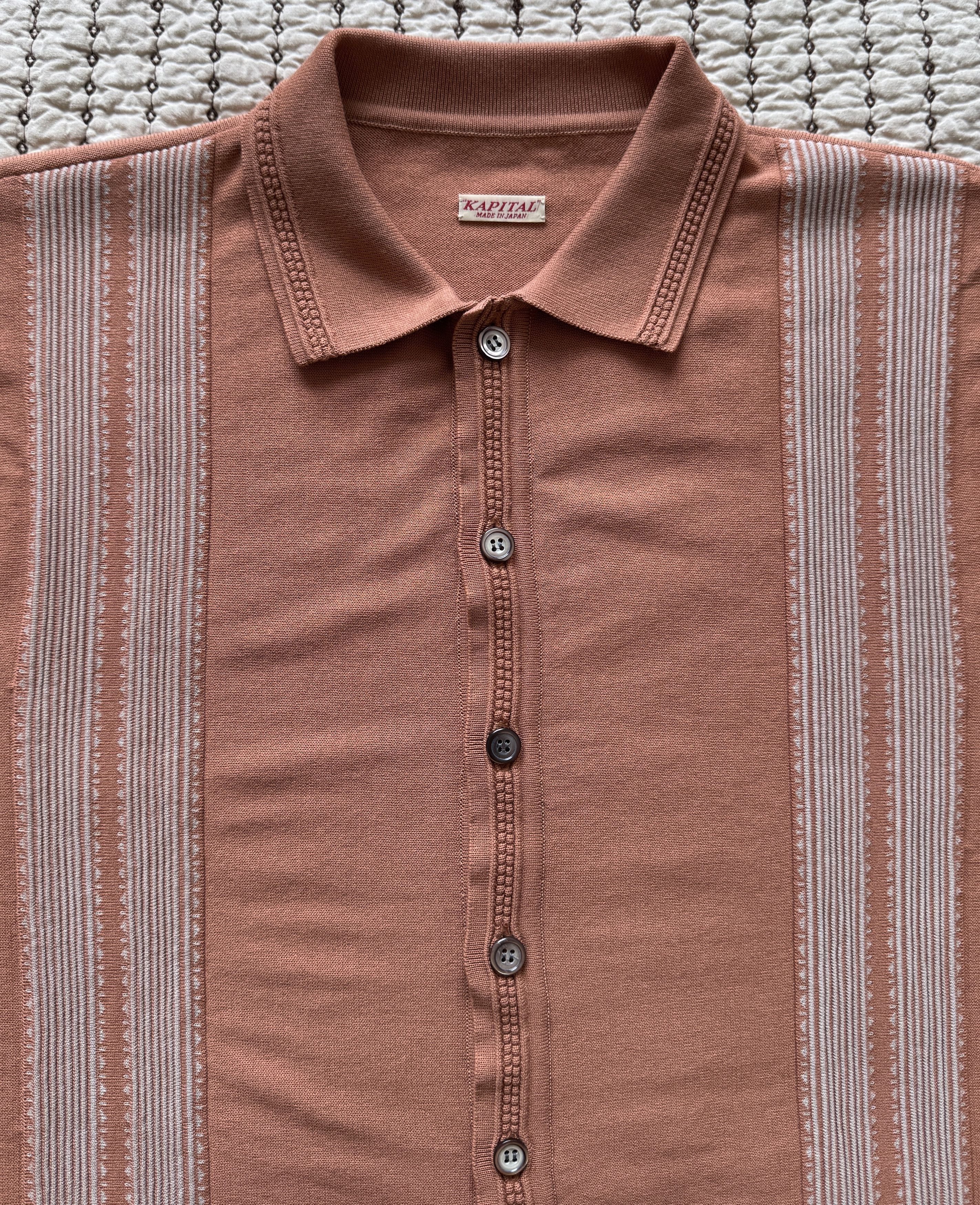 Kapital KAPITAL 14G COTTON KNIT TENNESSEE ALOHA KNIT SOHORENGA SZ 3 Size US L / EU 52-54 / 3 - 2 Thumbnail
