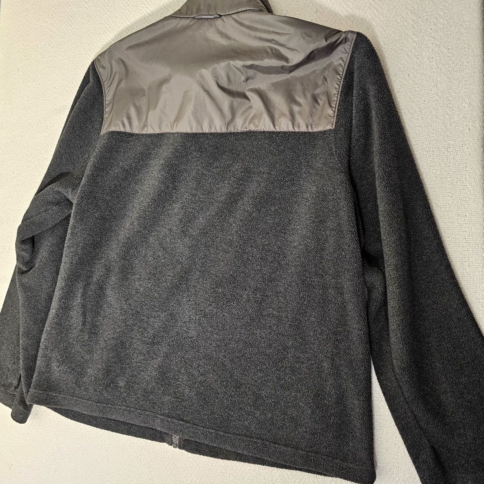 Vintage Columbia Fleece Jacket Coat Two Tone Full Zip Up Mens L Gray Dark Gray Size US L / EU 52-54 / 3 - 7 Thumbnail