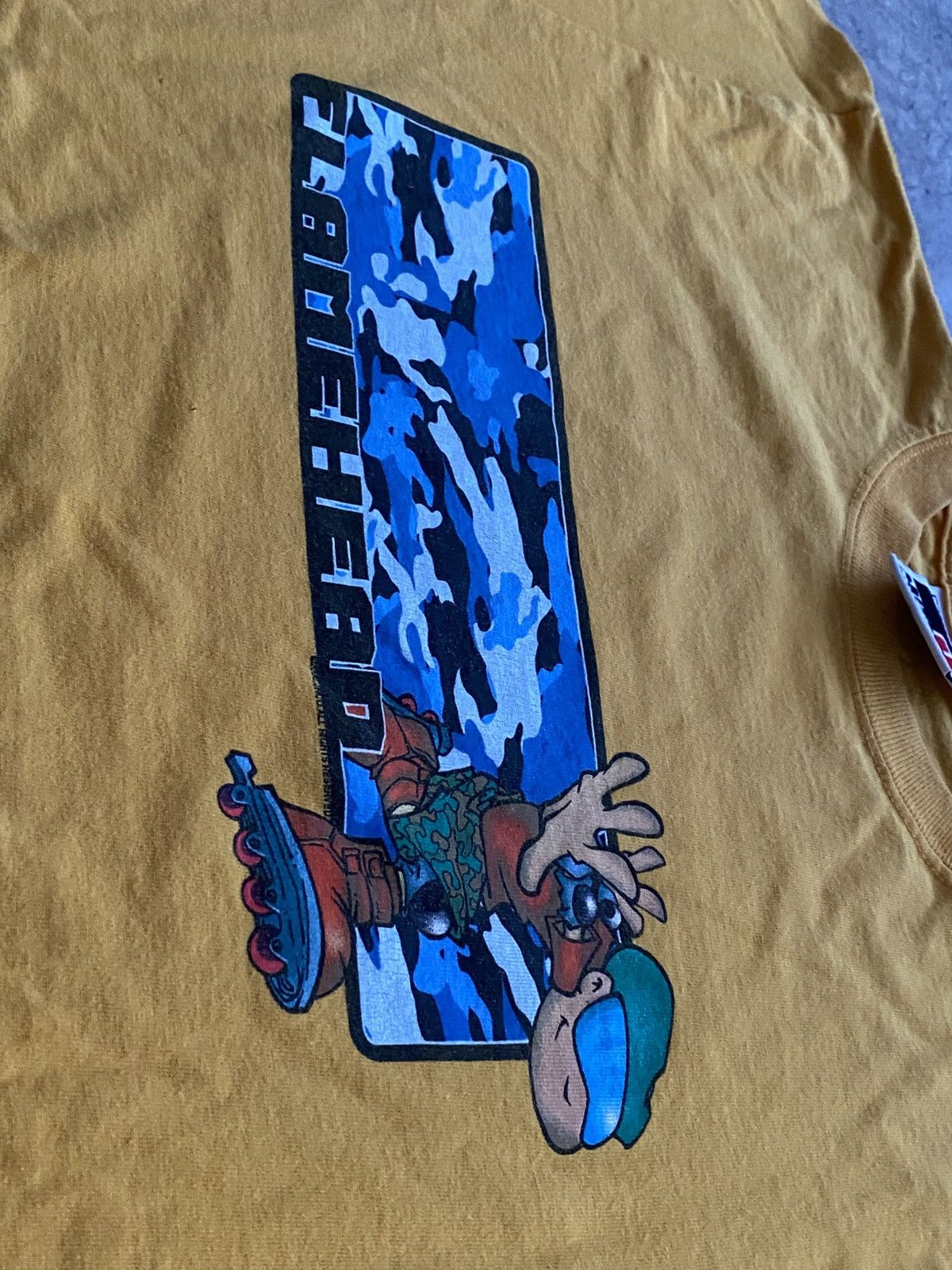 JNCO × Vintage 90’s Jnco Trashed Flamehead Tee Vintage Size US L / EU 52-54 / 3 - 4 Thumbnail