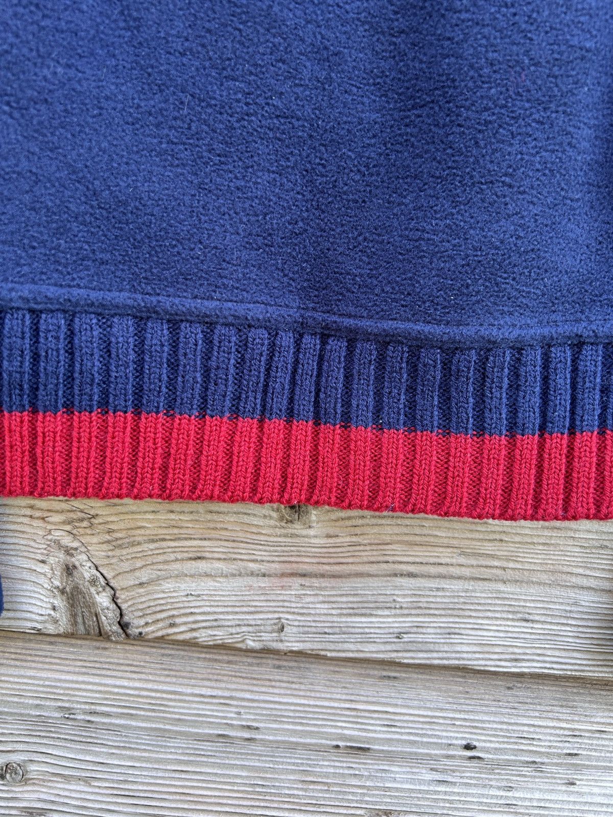Dolce & Gabbana Vintage Dolce Gabbana Fleece V Neck Sweatshirt In Blue 38 Size XS / US 0-2 / IT 36-38 - 7 Thumbnail