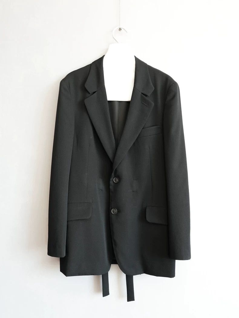 Yohji Yamamoto Yohji Yamamoto19AW Mafia Lace Up Jacket 2503-Nextarrow Size US S / EU 44-46 / 1 - 1 Thumbnail