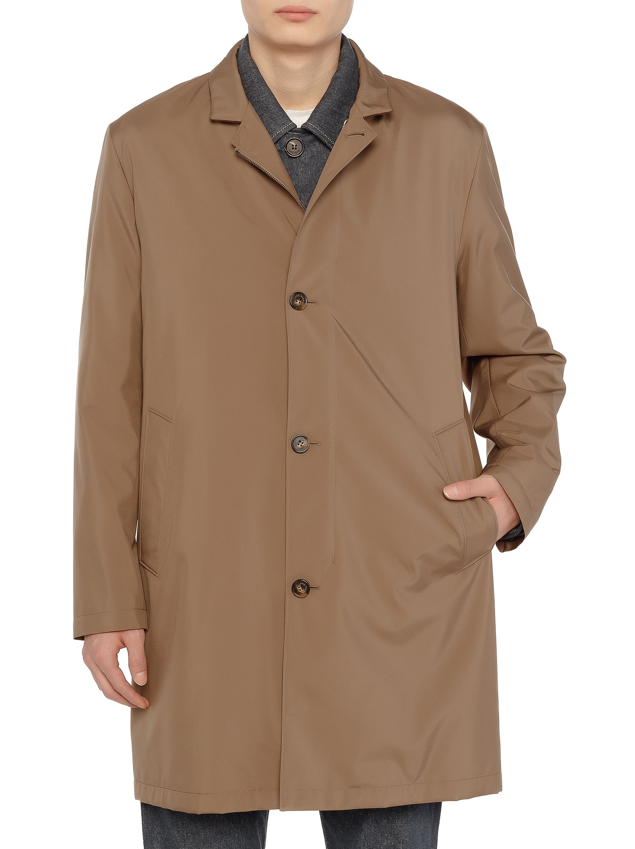 Loro Piana o1w1db10724 Sebring Trench Coat in Brown Size US XXL / EU 58 / 5 - 3 Thumbnail