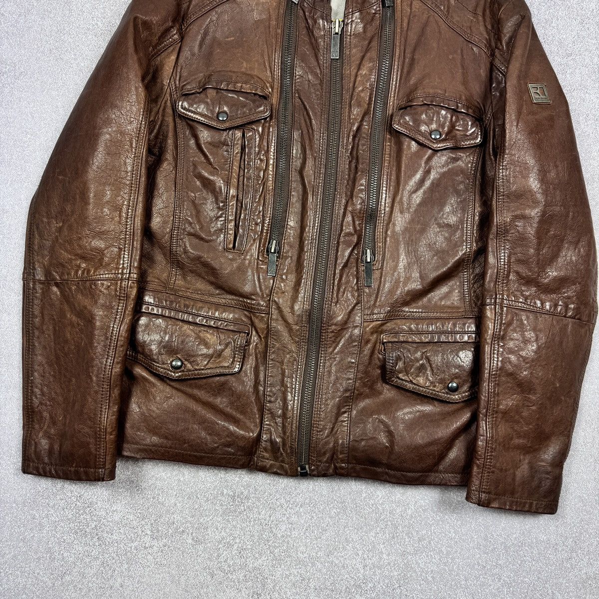 Hugo Boss Hugo Boss Joey-W Thermore Cow Leather Warm Jacket Size 48 Size US M / EU 48-50 / 2 - 6 Thumbnail