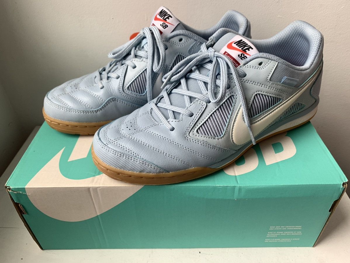 Nike × Supreme Nike SB Supreme Gato QS LT Armory Blue 9 Size US 9 / EU 42 - 2 Thumbnail