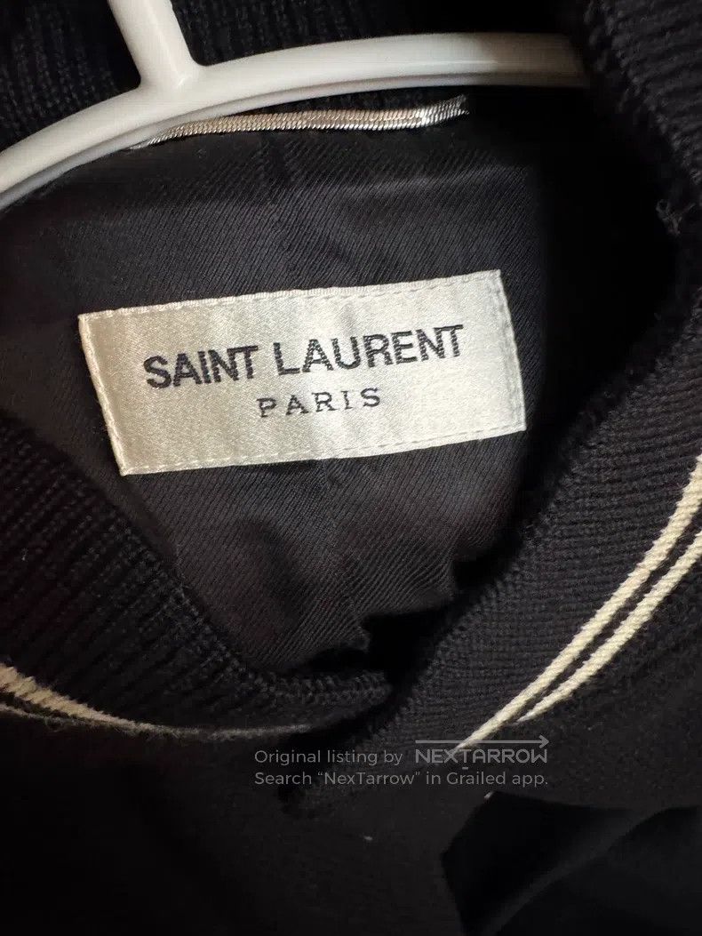 Saint Laurent Paris Saint Laurent Paris Single Breasted Baseball Jacket Coat F Size US XL / EU 56 / 4 - 2 Thumbnail