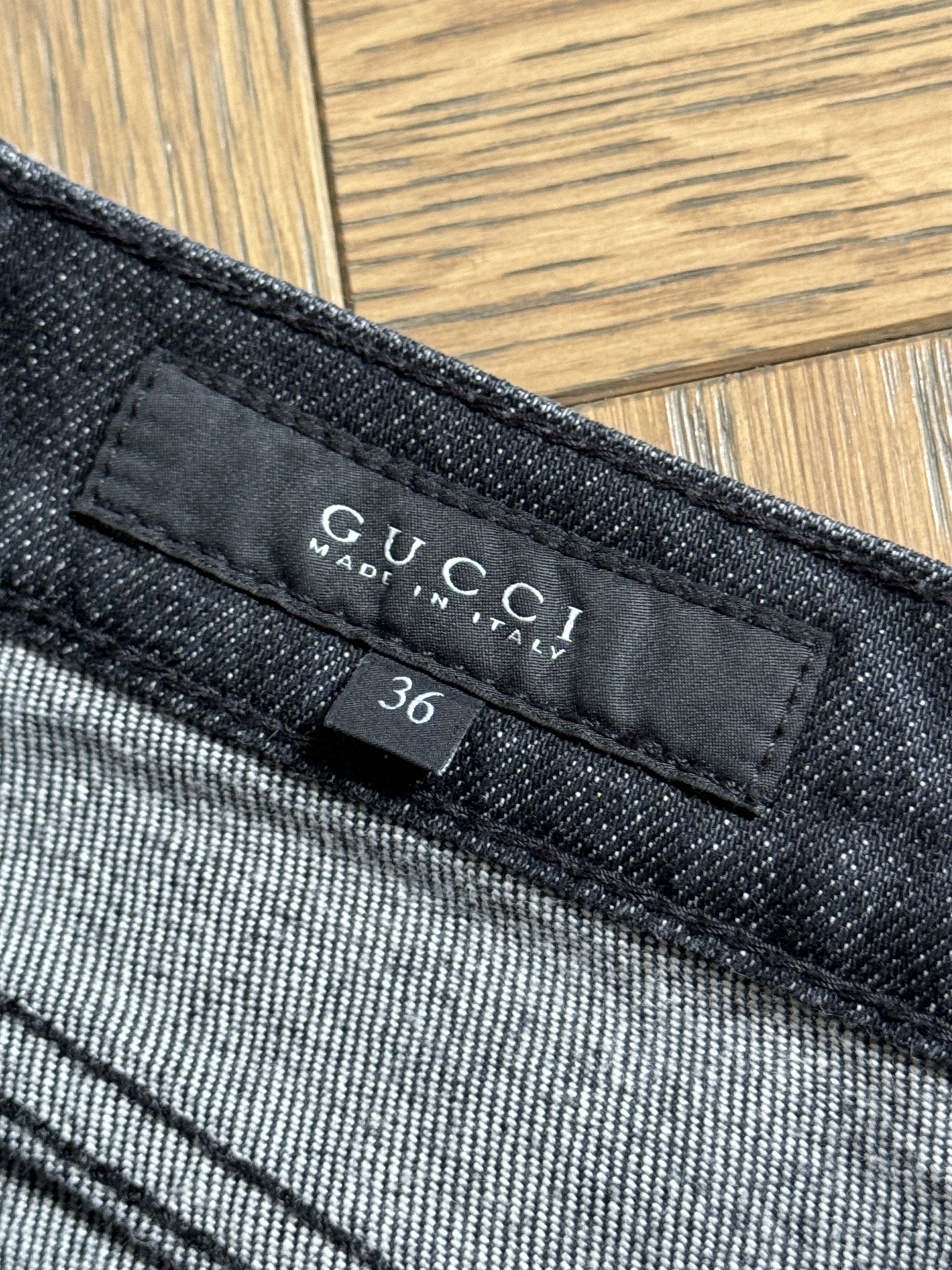 Gucci Gucci beaded distressed black jeans Size 25" / US 0 / IT 36 - 9 Thumbnail