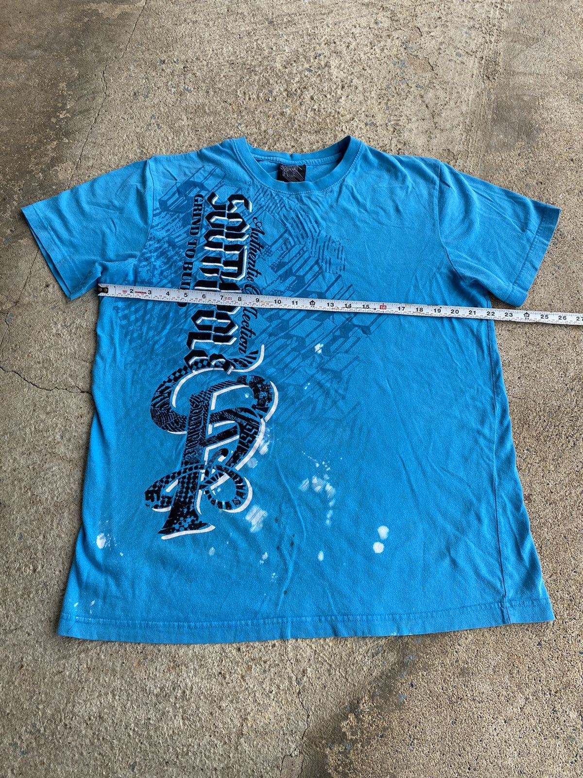 Southpole × Vintage Vintage Y2K Southpole Distressed Blue All Over Shirt Size US L / EU 52-54 / 3 - 14 Thumbnail