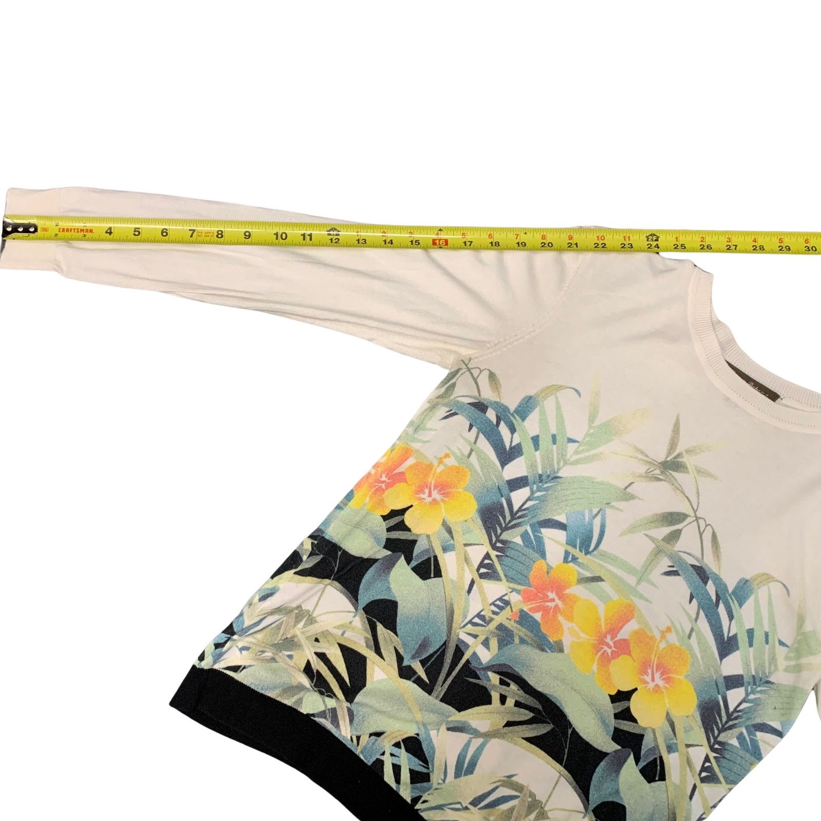 Tommy Bahama Vintage Tommy Bahama Fitted Long Sleeve Tropical Blouse Size S / US 4 / IT 40 - 8 Thumbnail