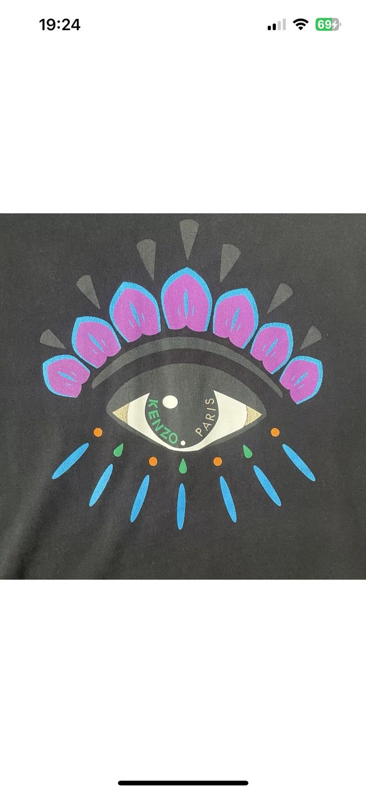 Kenzo Kenzo Eye T Shirt Size US XXL / EU 58 / 5 - 5 Thumbnail