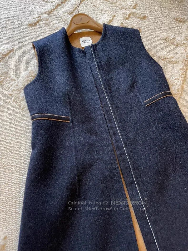 Hermes Hermes Cashmere vest dress Size XS / US 0-2 / IT 36-38 - 5 Thumbnail
