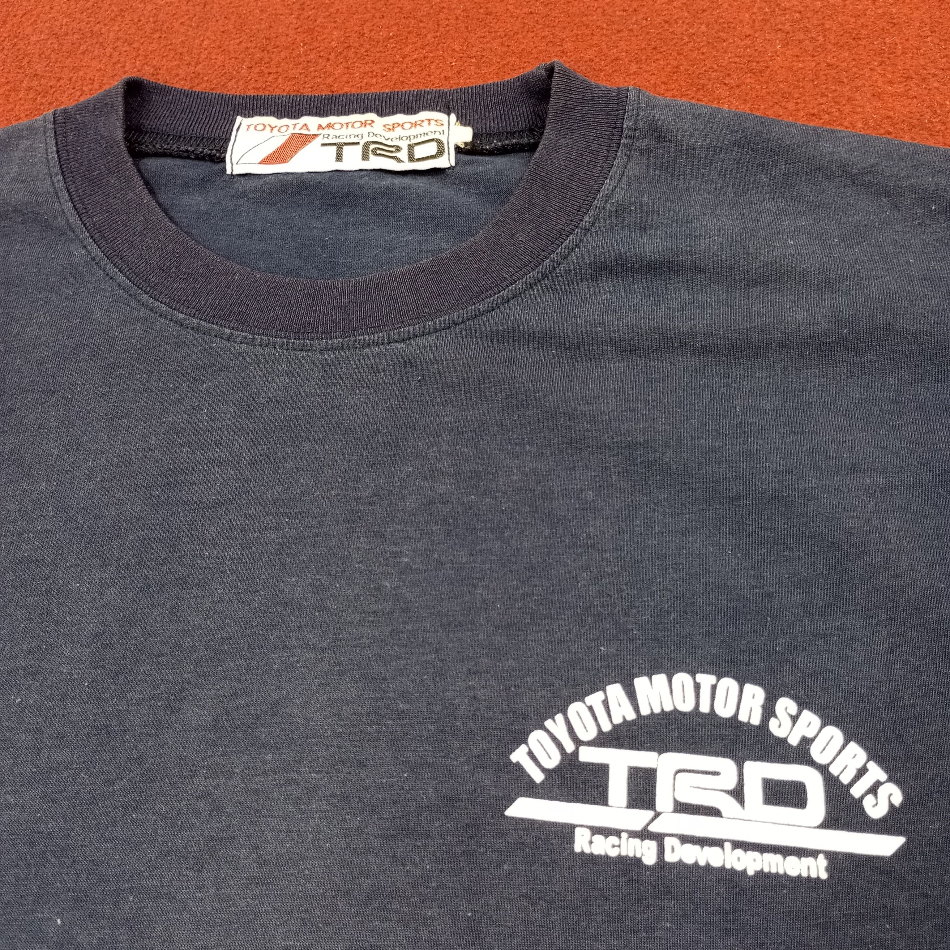 Japanese Brand × Vintage TRD Toyota Motorsports Racing Development Japanese Tshirt Size US M / EU 48-50 / 2 - 4 Thumbnail