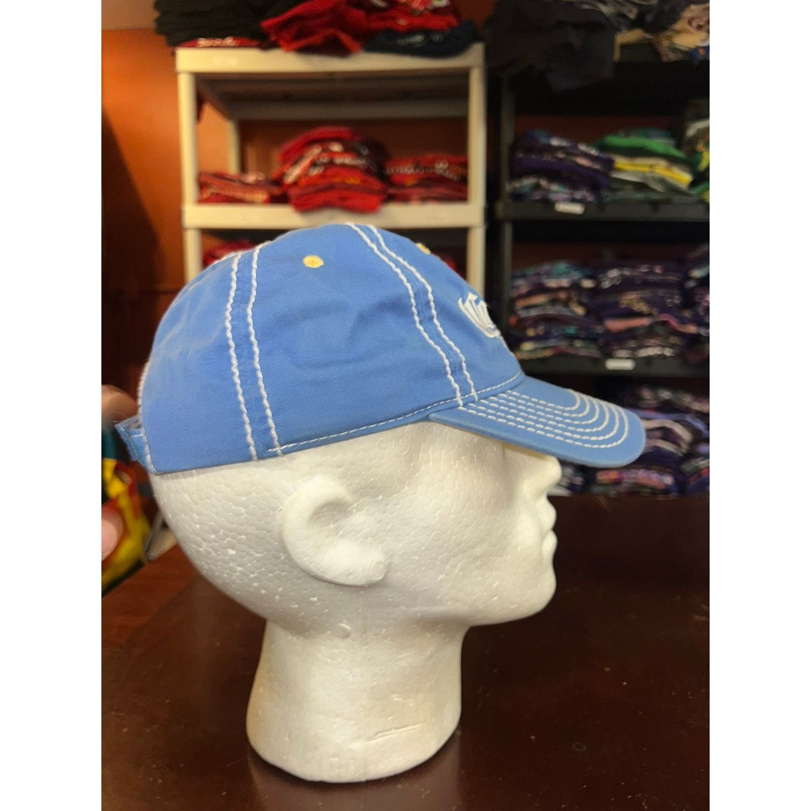 Other Corona Hat Corona Extra Beer Alcohol Logo Blue Yellow Cap OS Size ONE SIZE - 6 Thumbnail