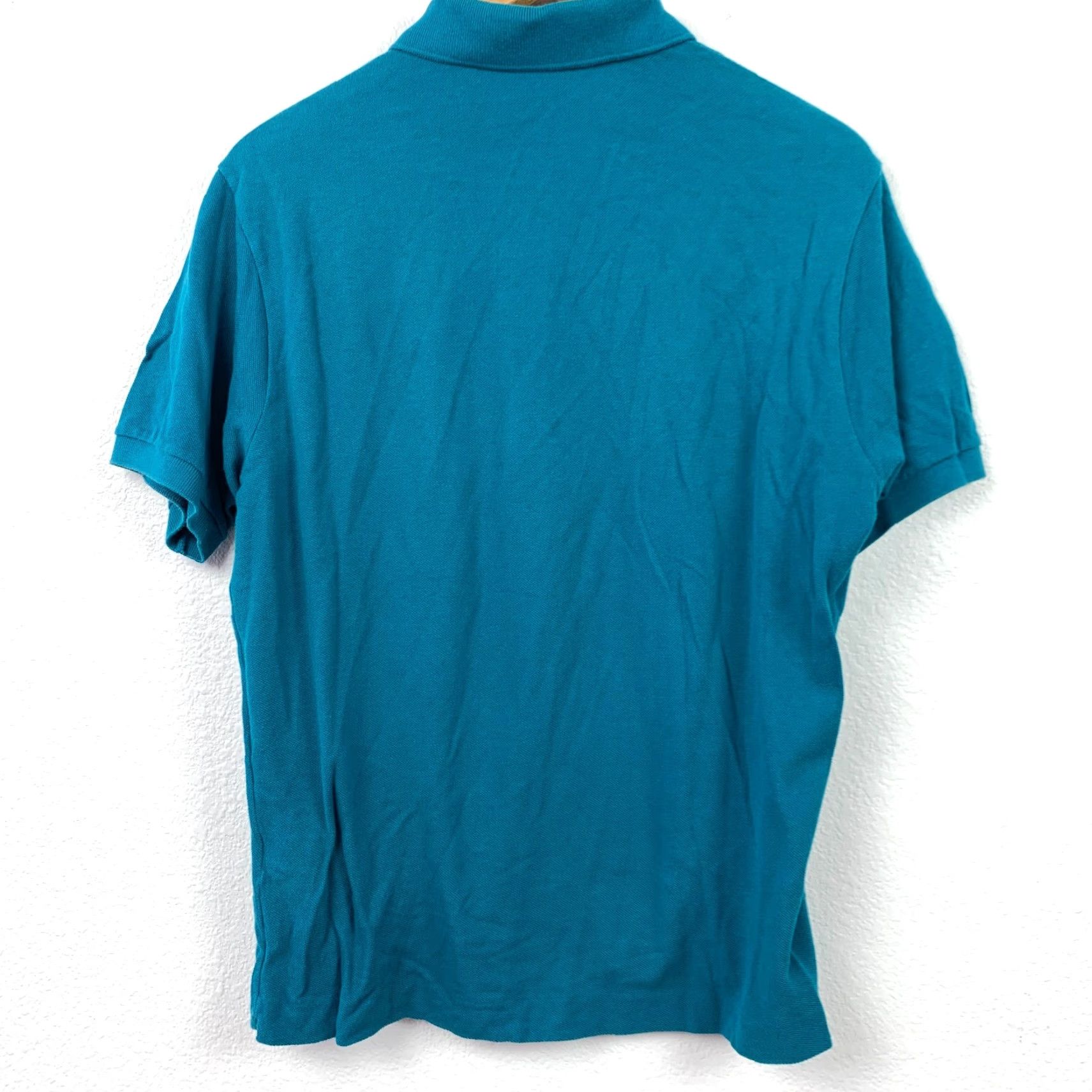 Vintage Lacoste Polo Shirt Blue Pique Size 5 Medium Vintage 1990s Mens Short Sleeve Rugby Shirt Size US M / EU 48-50 / 2 - 4 Thumbnail