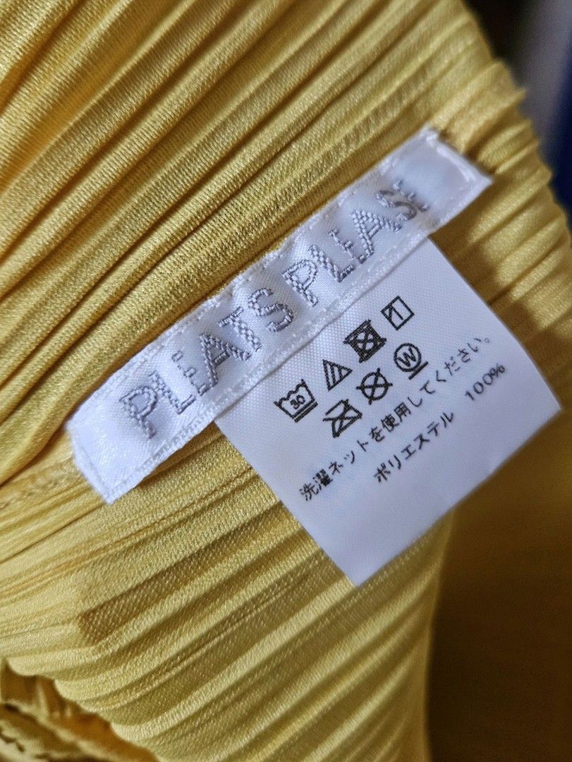 Pleats Please Issey Miyake Issey Miyake Pleats Please Spring 2020 Yellow Top Size M / US 6-8 / IT 42-44 - 4 Thumbnail