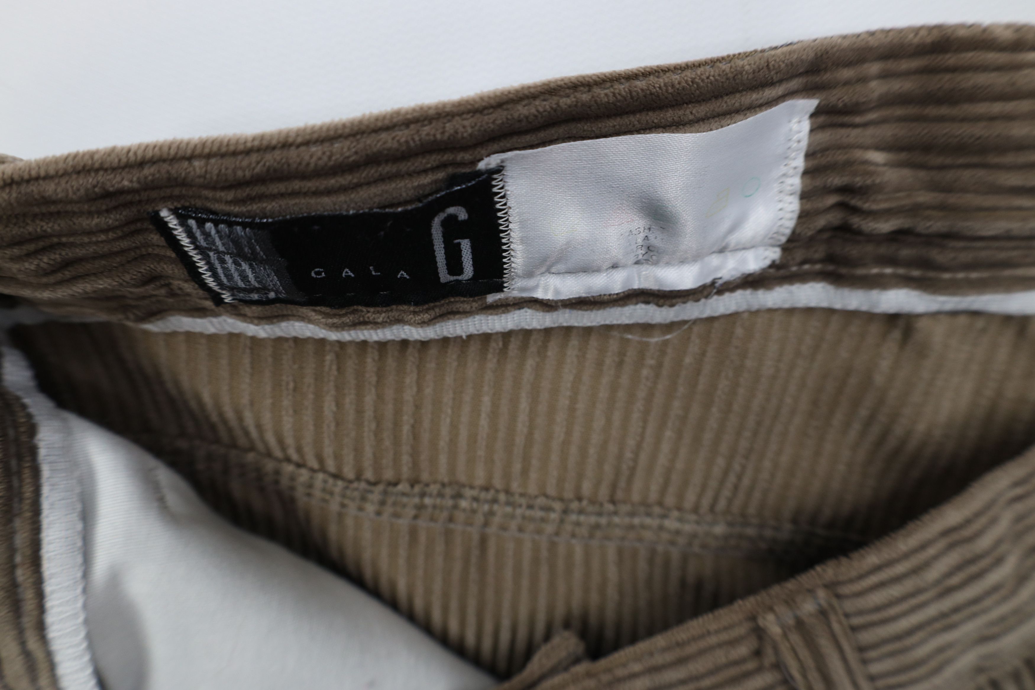 Vintage Vintage 90s Streetwear Wide Leg Corduroy Chino Pants Beige Size US 36 / EU 52 - 7 Thumbnail