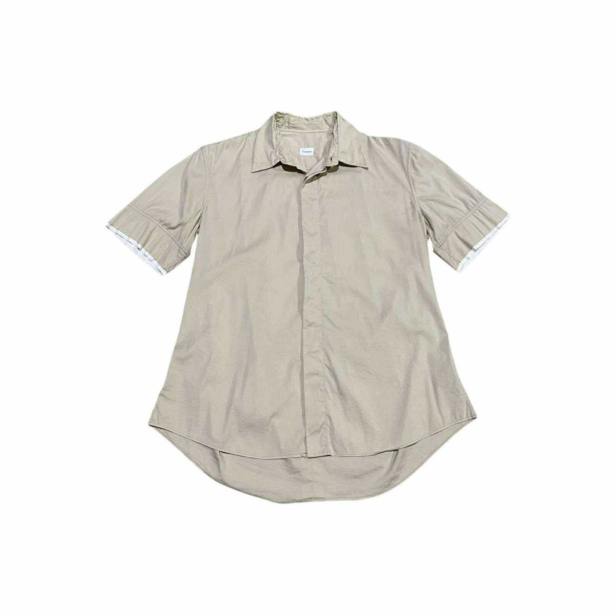 Jil Sander 🔥Jil Sander Hidden Button Shirt Double Layer Sleeves Size US L / EU 52-54 / 3 - 1 Thumbnail