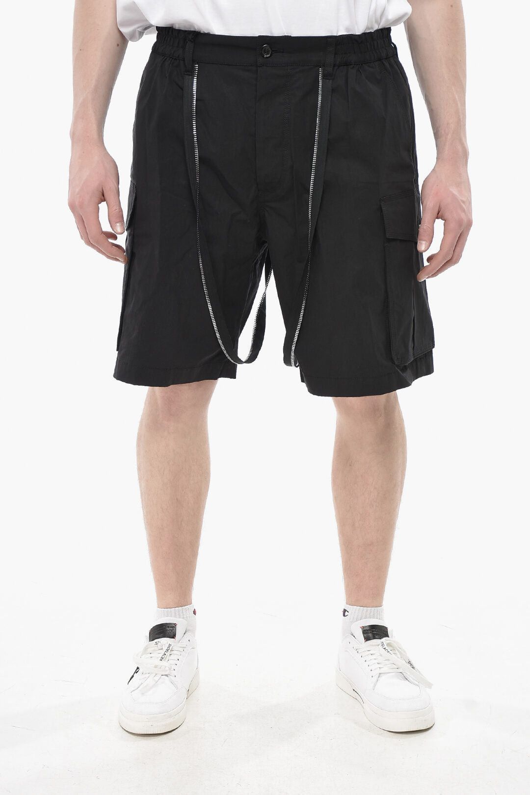 Dsquared2 Cotton Shorts with Suspenders Size US 34 / EU 50 - 1 Thumbnail