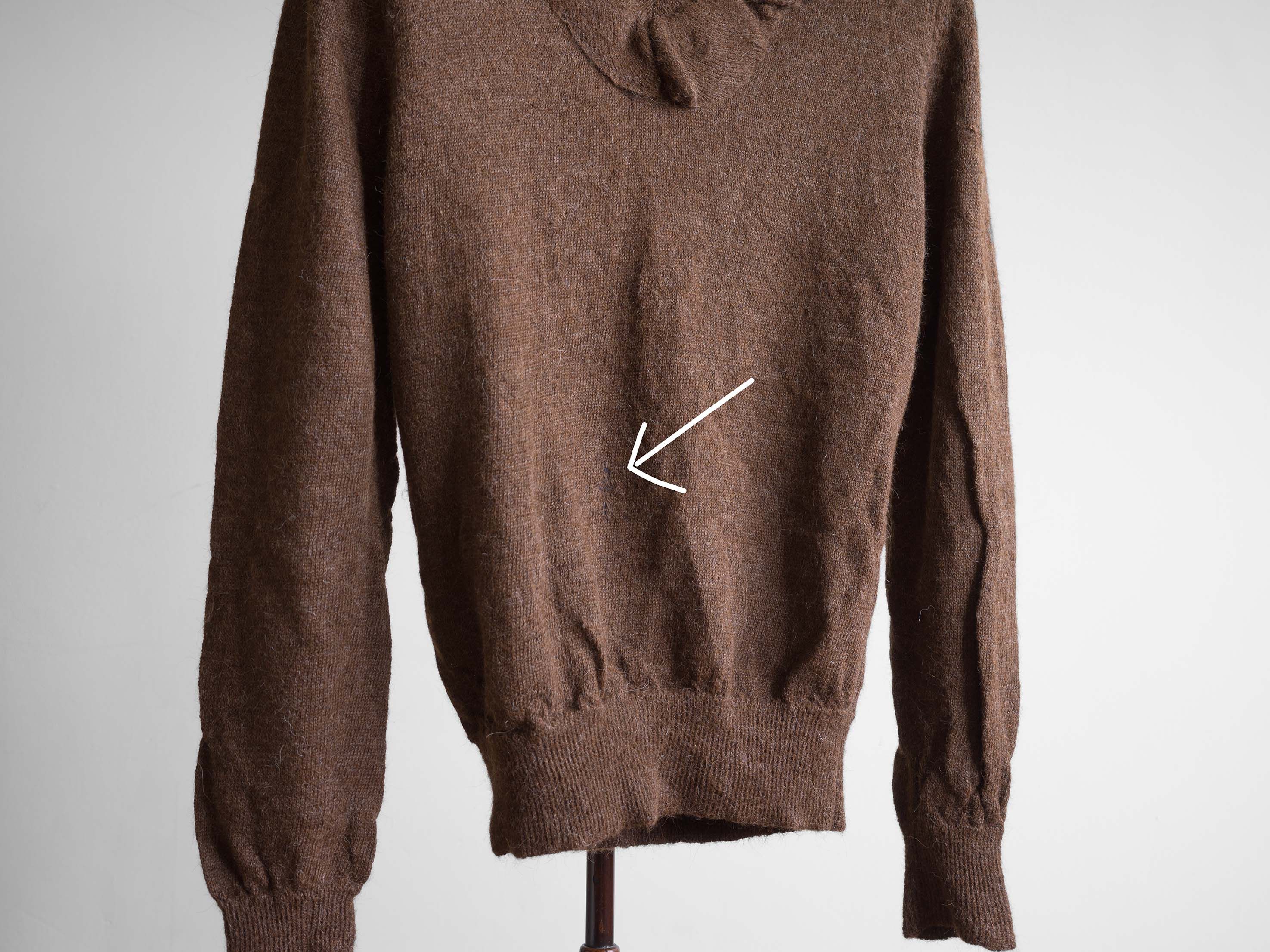 Comme des Garcons Homme Plus AW2004 COMME des GARCONS HOMME PLUS ALPACA V-NECK Size US M / EU 48-50 / 2 - 4 Thumbnail