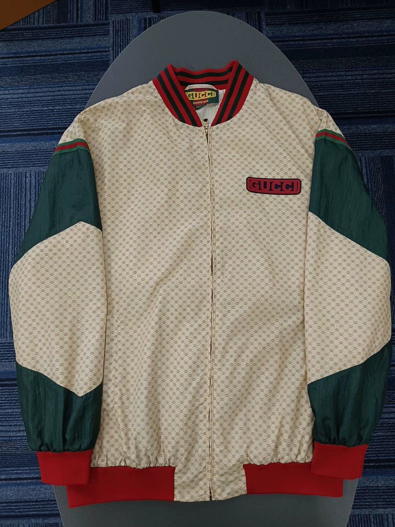 Gucci Gucci Full print logo + dragon embroidered coat 2504-Nextar Size US S / EU 44-46 / 1 - 1 Thumbnail