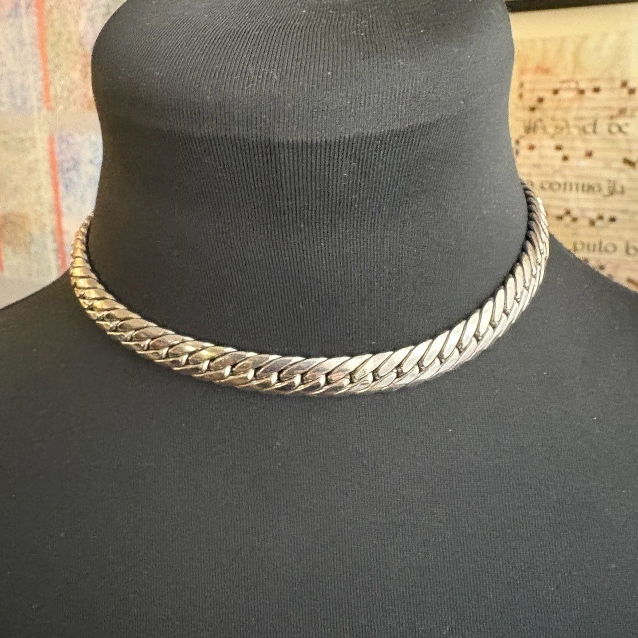 Other Signed Coro Vintage Silver Tone Chunky Chain Necklace 15" Size ONE SIZE - 2 Thumbnail