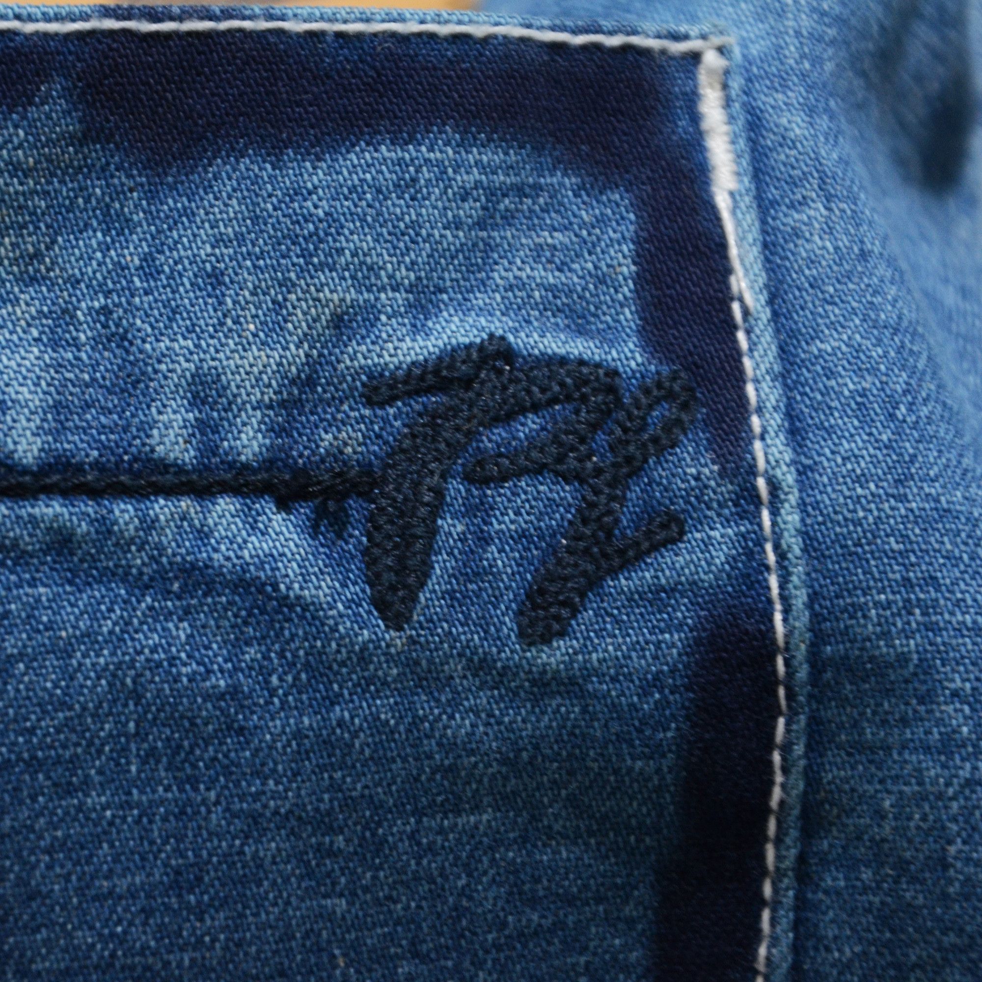 Phat Farm [Color Defects] Phat Farm Denim Shorts 90s Hiphop Streetwear Size US 34 / EU 50 - 8 Thumbnail