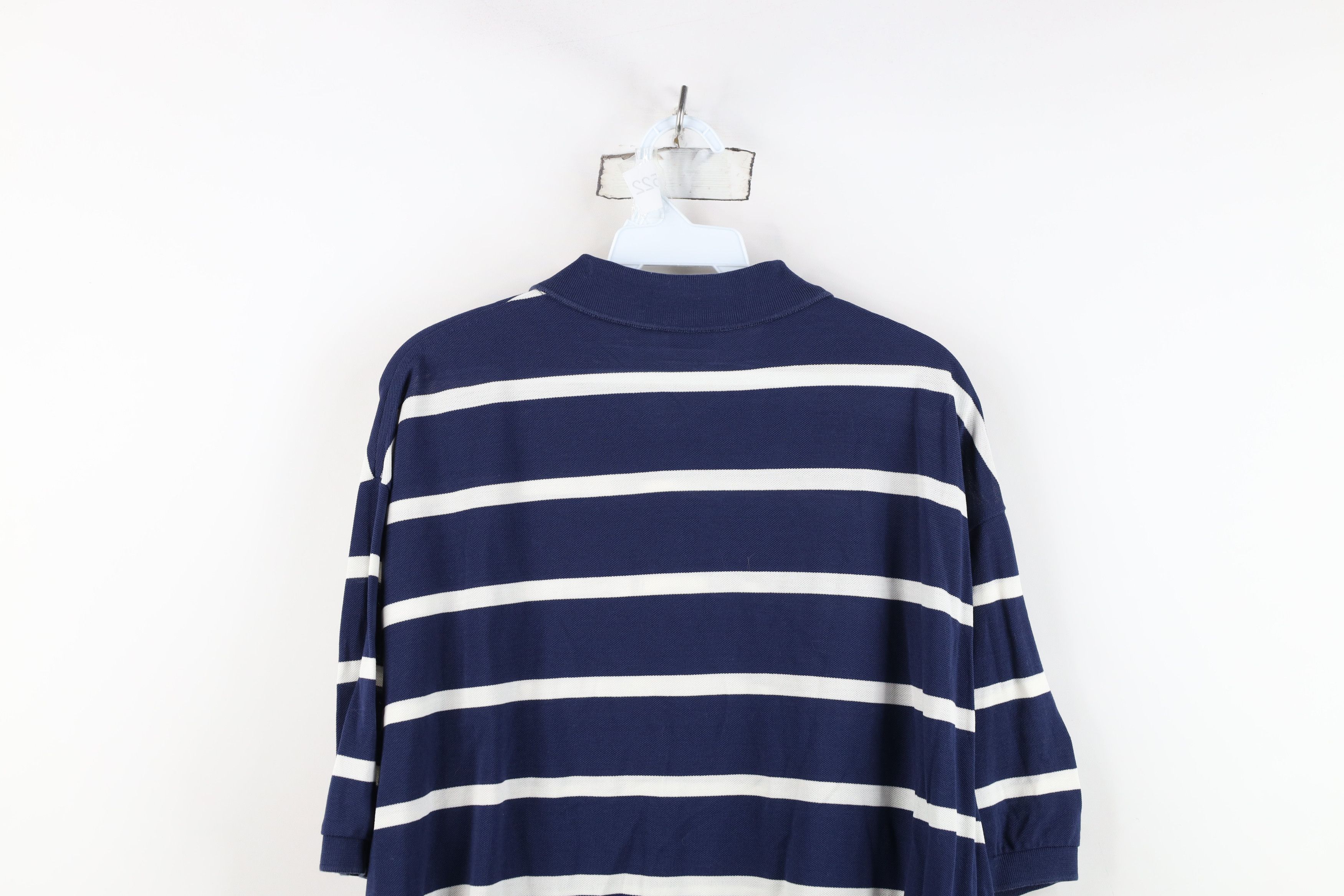 Ralph Lauren Vintage 90s Ralph Lauren Collared Golf Polo Shirt Stripe Size US XXL / EU 58 / 5 - 10 Thumbnail