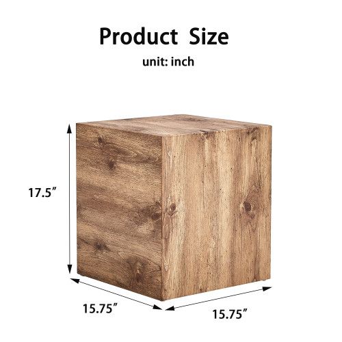 Designer × Homemade Square Stool & Coffee Tables,15.7 Inch sofa End Table, Mid C Size US L / EU 52-54 / 3 - 2 Thumbnail
