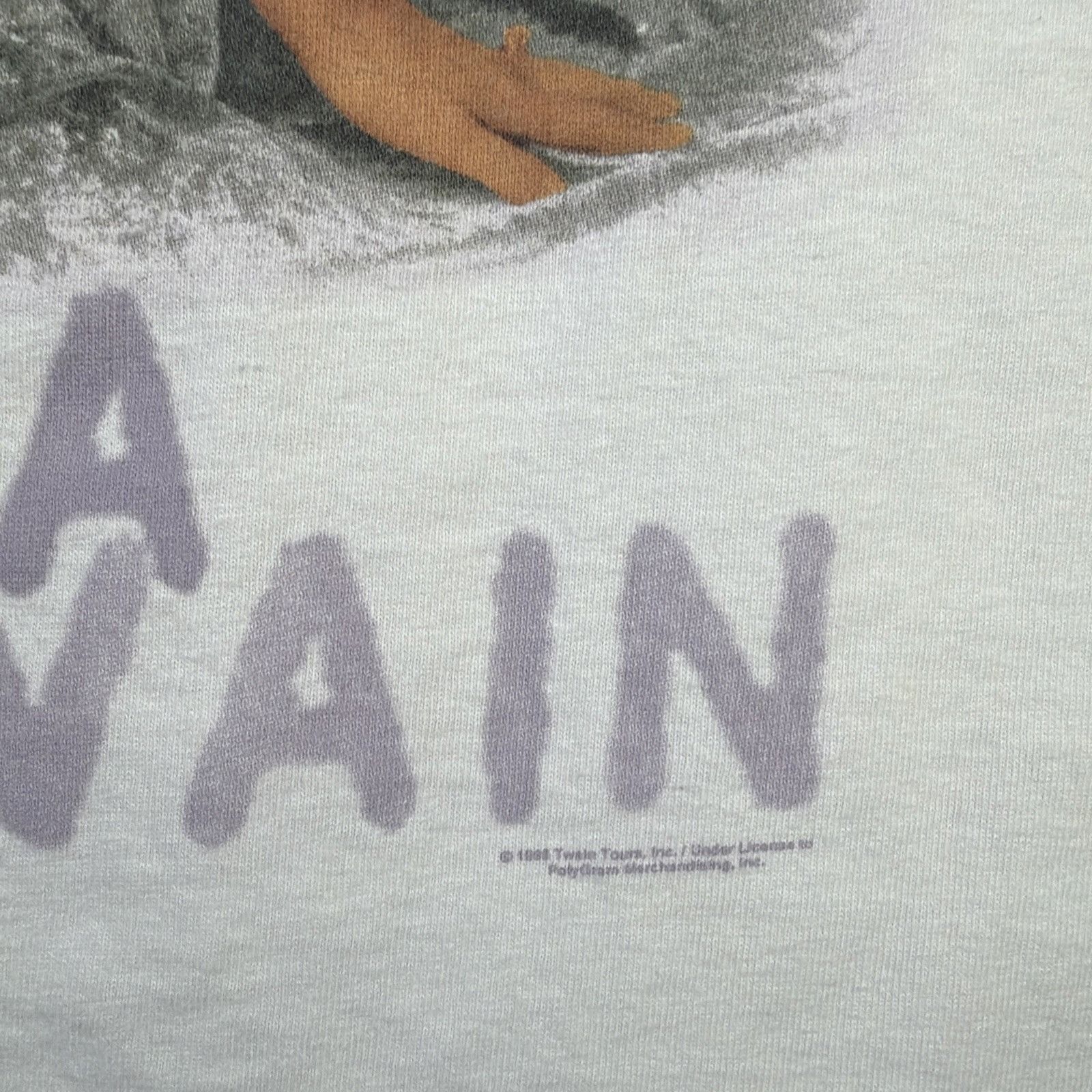 Band Tees Vintage Shania Twain Shirt Mens XL White 90s 1998 Country Size US XL / EU 56 / 4 - 5 Thumbnail