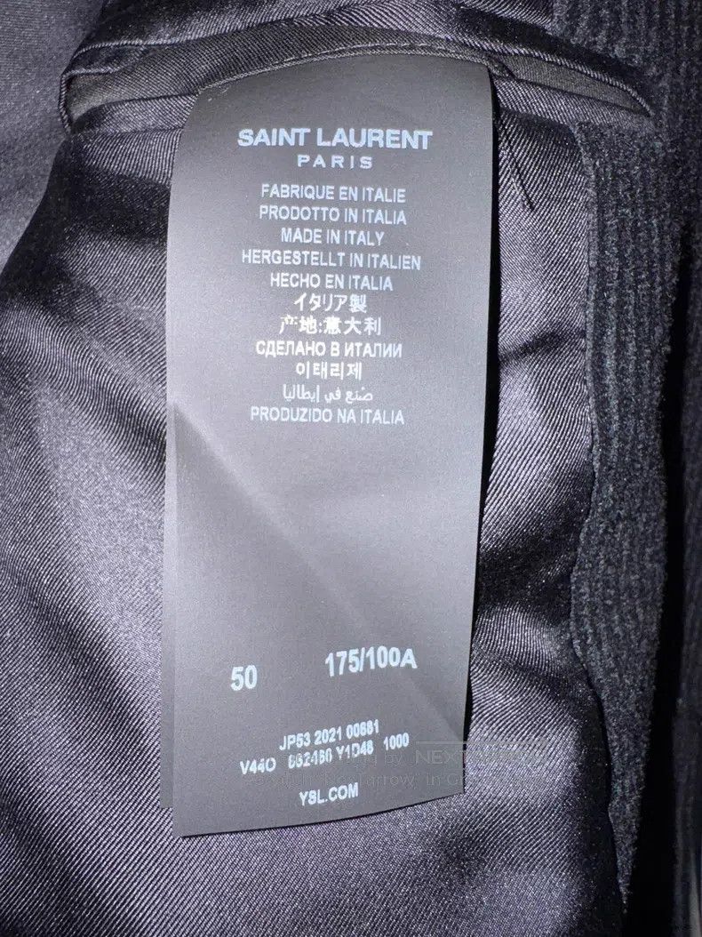 Saint Laurent Paris Saint Laurent Paris Black Corduroy Men's Suit Size US M / EU 48-50 / 2 - 5 Thumbnail