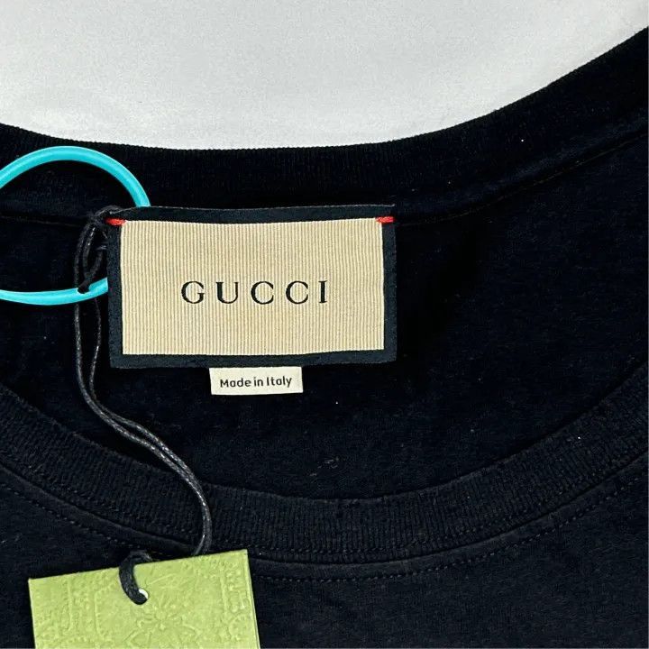 Gucci Gucci Gucci Classic Logo Black Short Sleeve T-Shirt -2506 Size US S / EU 44-46 / 1 - 3 Thumbnail