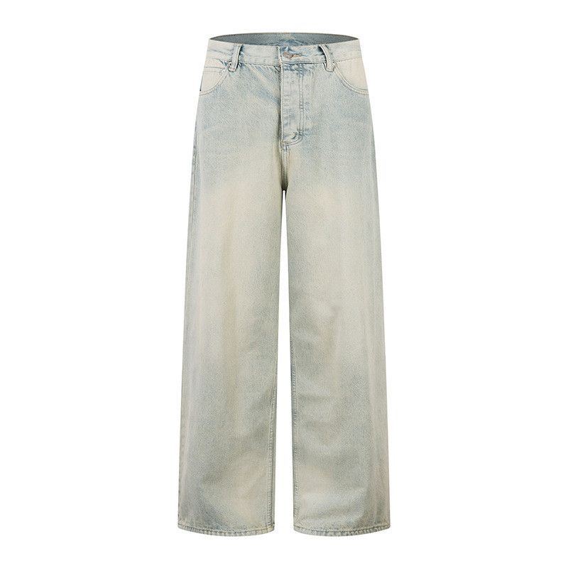 Jean American retro washed loose straight leg jeans for men Size US 32 / EU 48 - 1 Thumbnail
