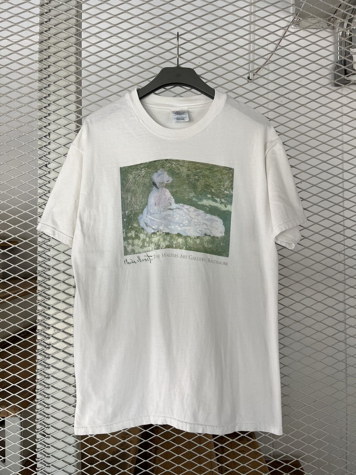 Monet × Vintage Vtg Claude Monet “ A Woman Reading “ the Walter’s Art 90’s Size US L / EU 52-54 / 3 - 2 Thumbnail