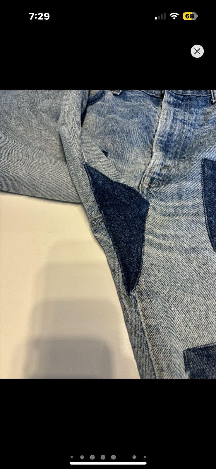 Levi's Vintage Clothing ***FINAL DROP***RARE 80s LEVIS PATCHWORK DISTRESS DENIM 36 Size US 36 / EU 52 - 11 Thumbnail