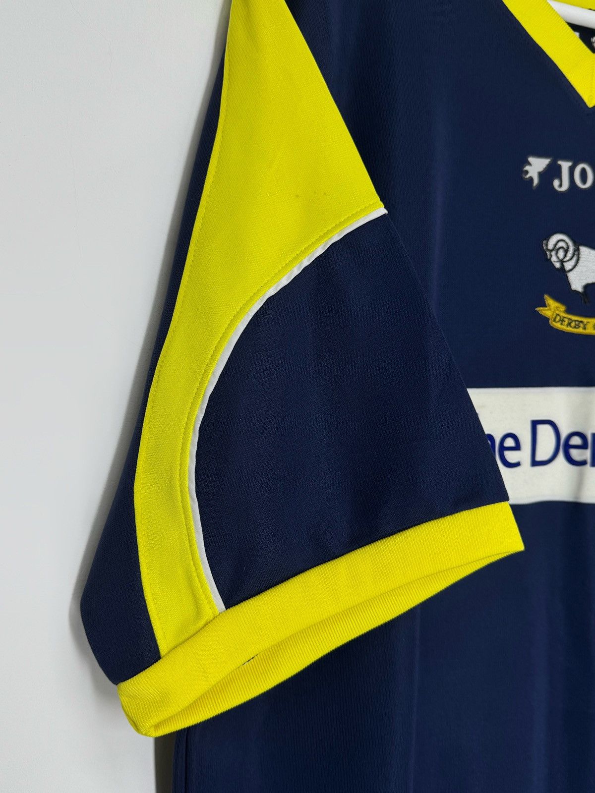 Joma Joma Derby County 2006/07 Away Football Shirt Soccer Jersey Size US XL / EU 56 / 4 - 5 Thumbnail