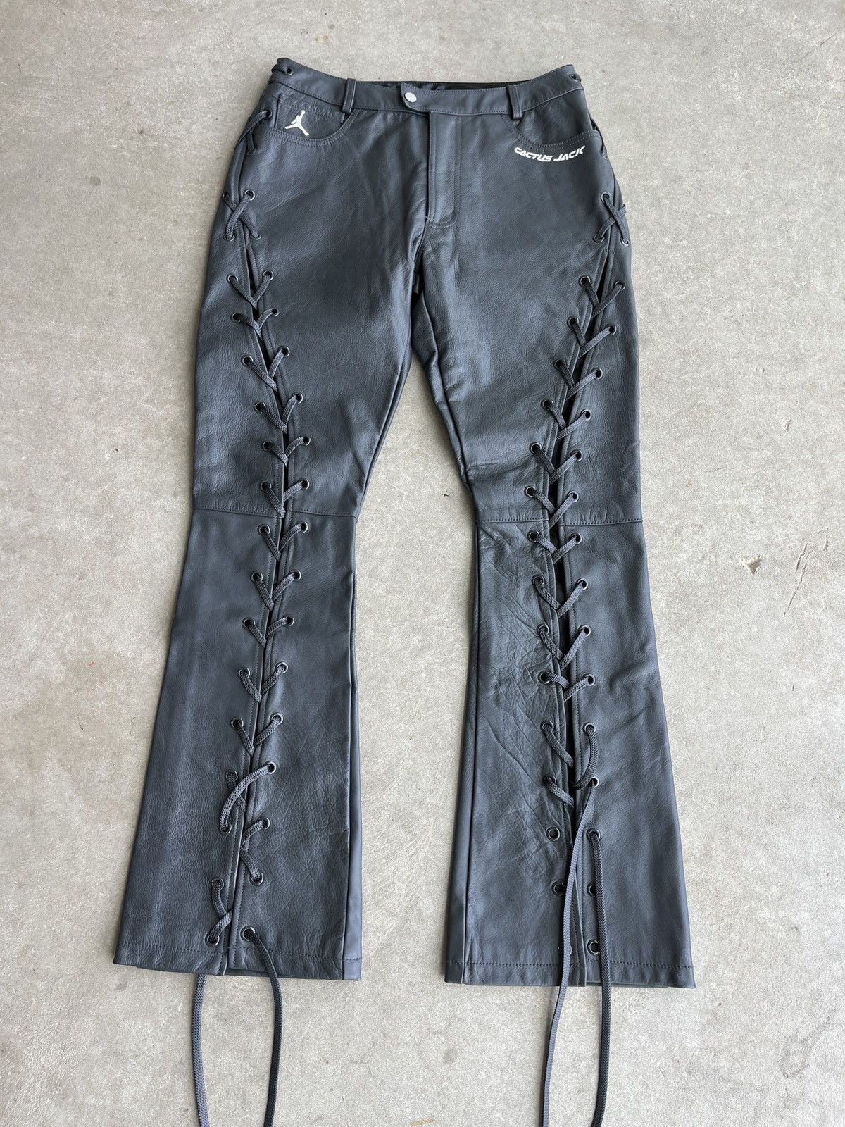 Jordan Brand × Travis Scott Jordan x Travis Scott Leather Pants (unisex) Size US 28 / EU 44 - 13 Thumbnail