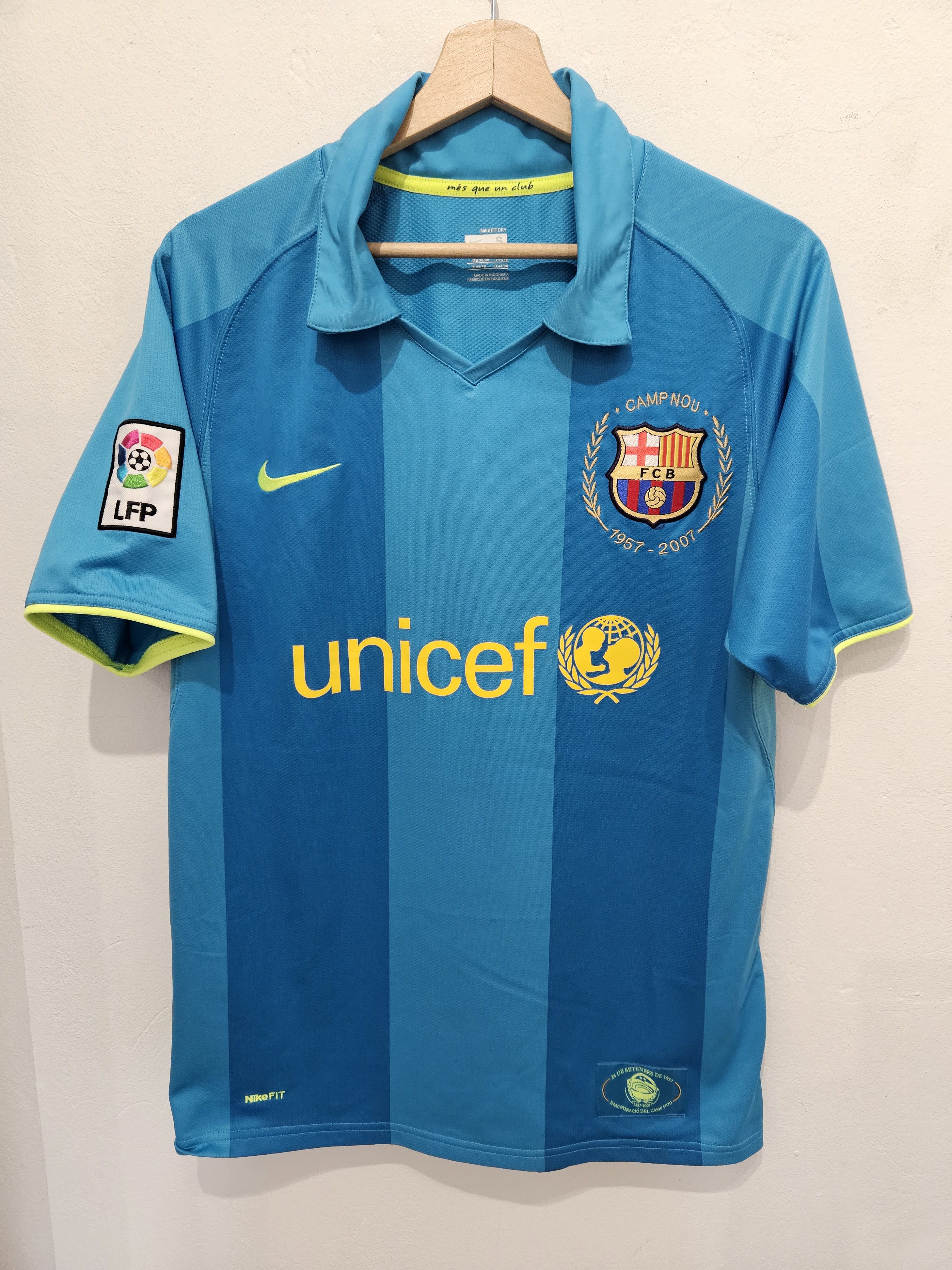 ウェア Nike FC Barcelona 2007-2008  Jersey FC Barcelona 2007 2008 home Nike Camp Nou 1957-2007 shirt