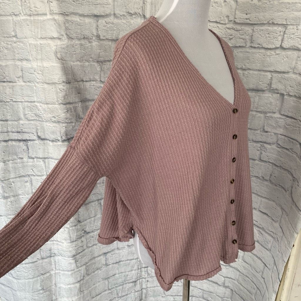 Urban Outfitters Urban Outfitters Out from Under women XS waffle texture v-cu Size XS / US 0-2 / IT 36-38 - 4 Thumbnail