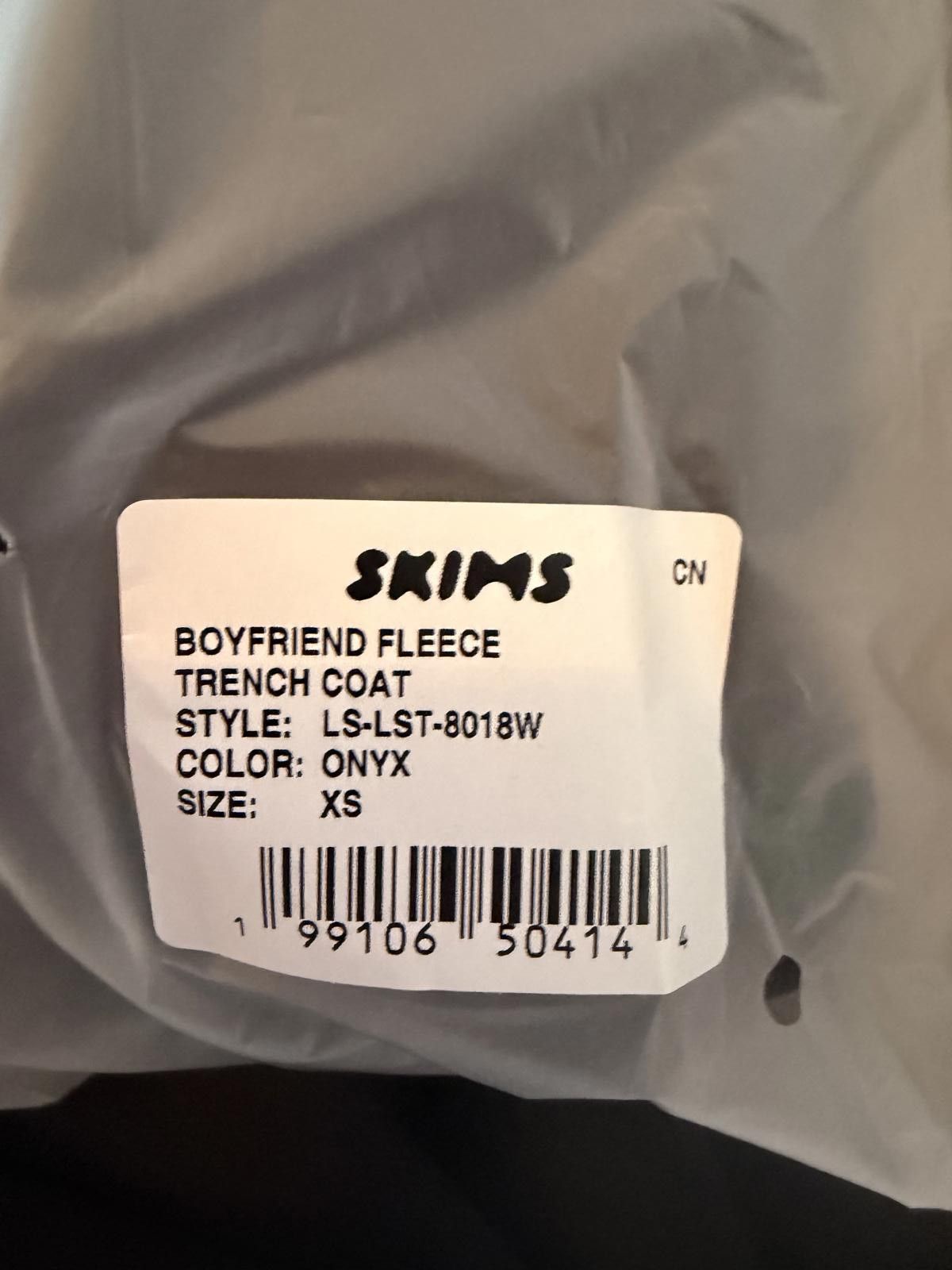 Swims SKIMS Boyfriend Fleece Oversized Trench Coat XS Size XS / US 0-2 / IT 36-38 - 5 Thumbnail