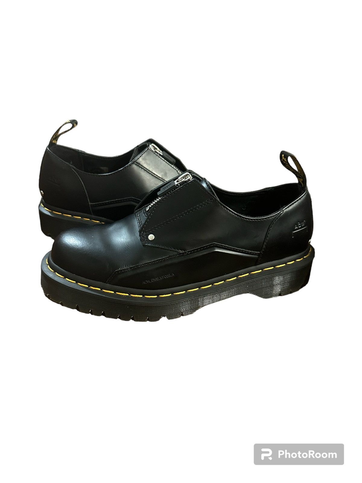image of Dr.martens X A Cold Wall 1461 Bex Shoes in Black, Men's (Size 8)