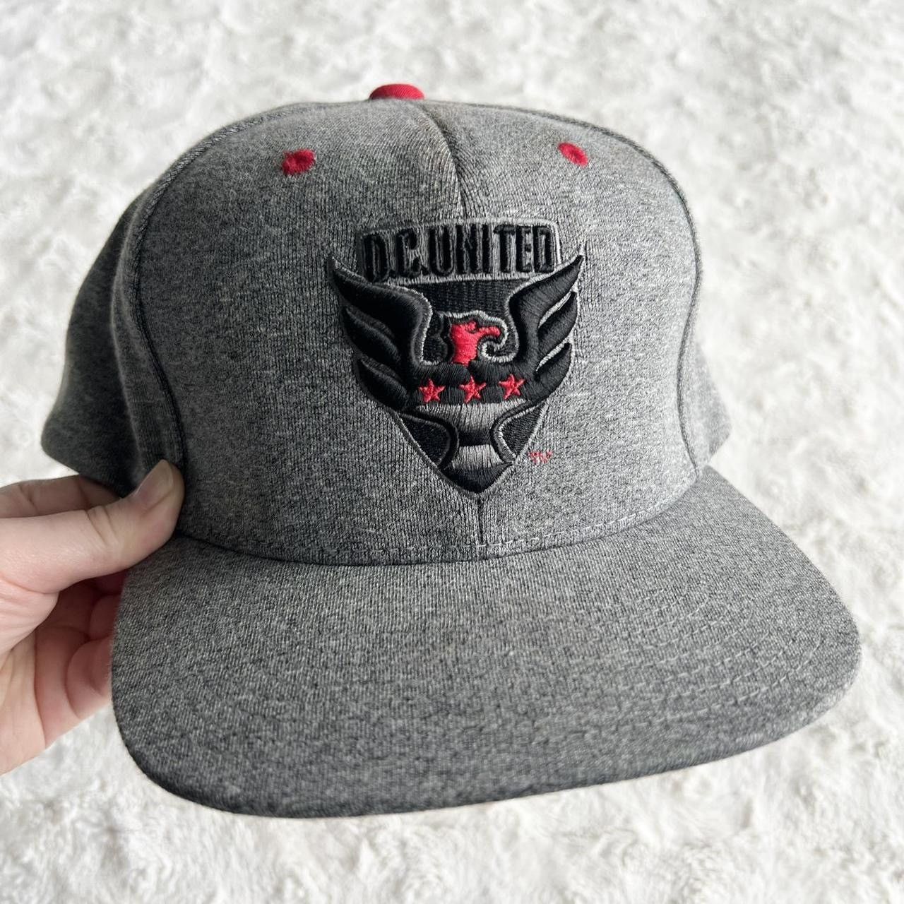 Mitchell & Ness DC United Hat Cap Mens OS Gray Snapback Mitchell & Ness New Size ONE SIZE - 1 Thumbnail