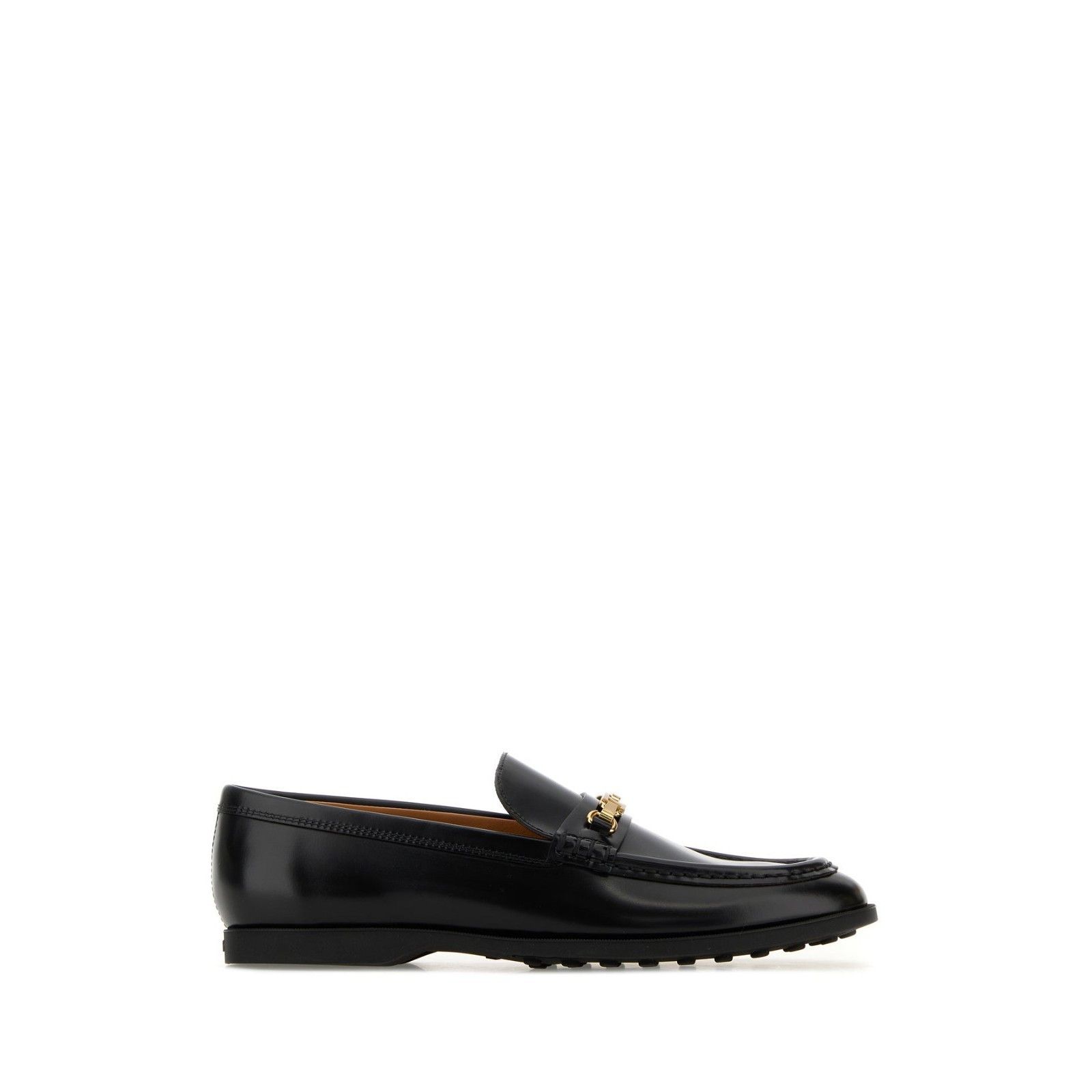 TOD'S Black Leather Loafers New & Authentic (Women's size:11