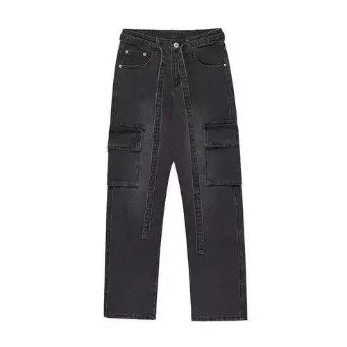 Japanese Brand × Jean Vintage multi-pocket cargo jeans Size US 32 / EU 48 - 4 Thumbnail