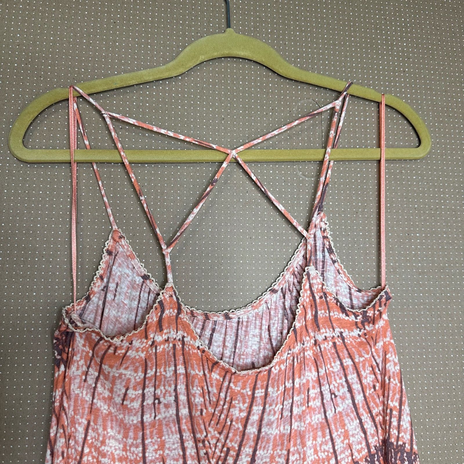 Free People Free People Sierra crisscross tank orange womens small Size S / US 4 / IT 40 - 2 Thumbnail