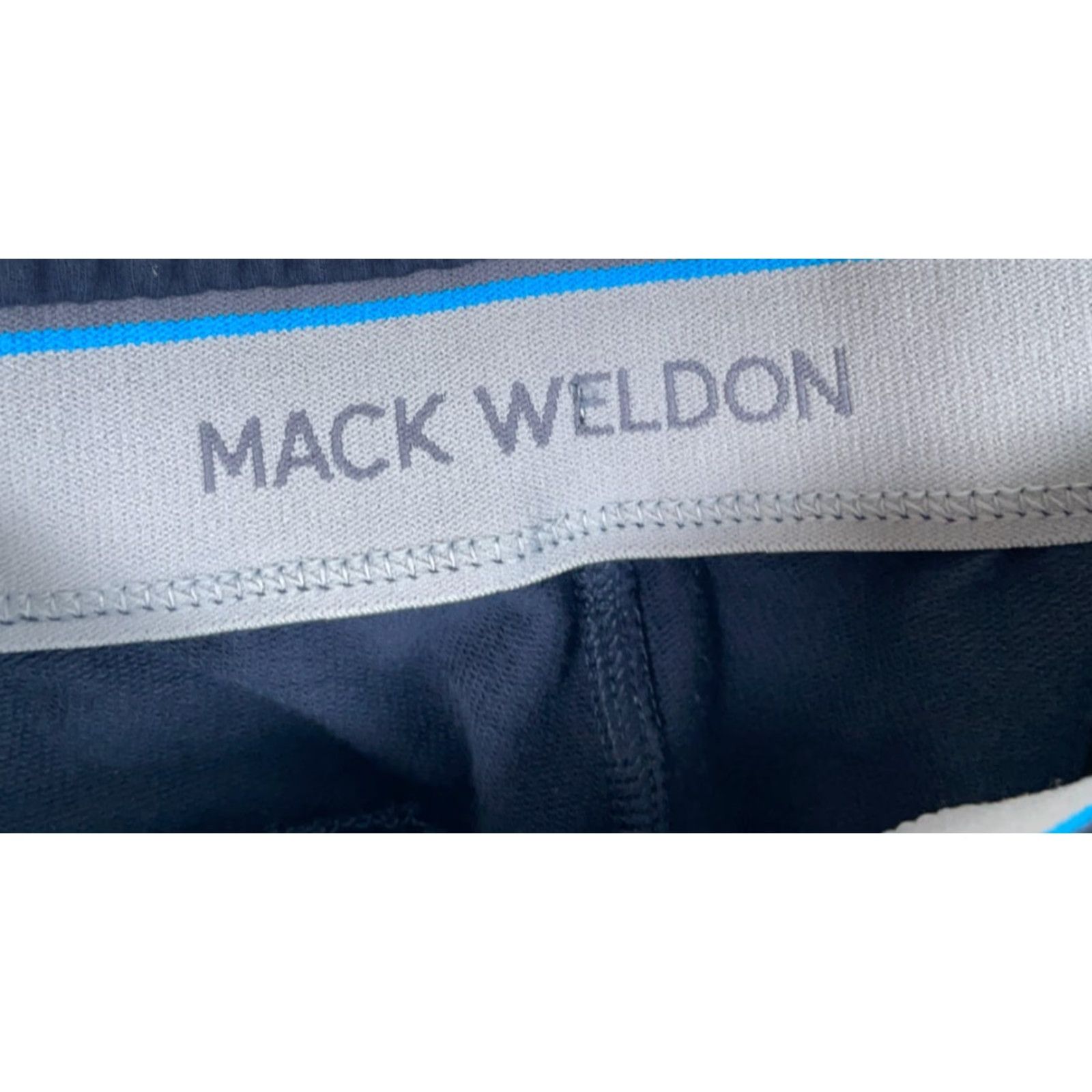 Vintage VINTAGE Mack Weldon Ace Sweatpants Mens Medium Dark Blue Drawstring Joggers Size US 31 - 3 Thumbnail