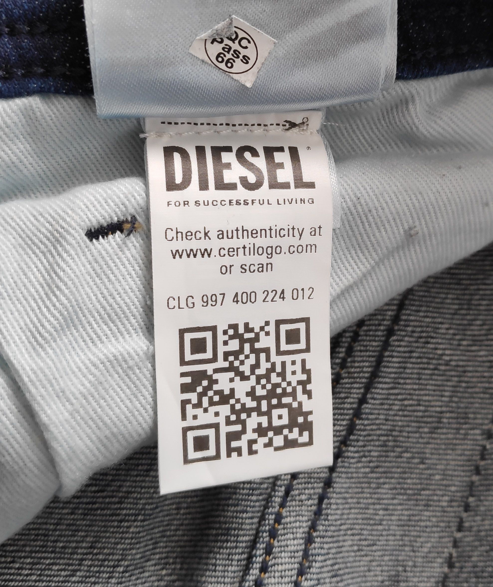 Diesel Diesel Safado-X Straight Regular Denim Jeans sz W33 L32 Size US 33 - 10 Thumbnail