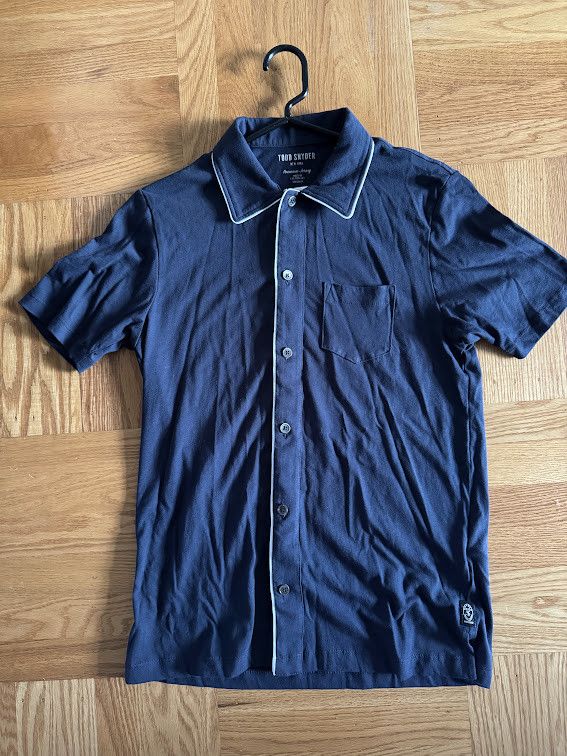 Todd Snyder Made in L.A. Montauk Tipped Full Placket Polo Size US XS / EU 42 / 0 - 1 Thumbnail