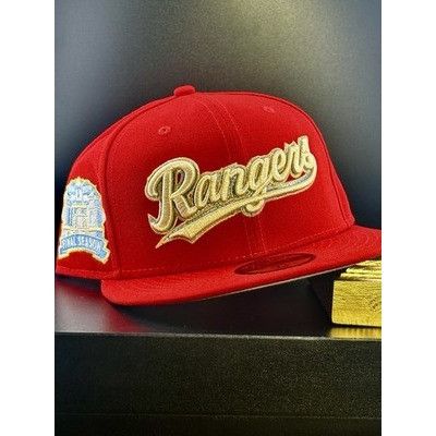 New Era Texas Rangers Final Season GLOW Patch Red 59FIFTY Fitted 7 1 Size ONE SIZE - 1 Thumbnail